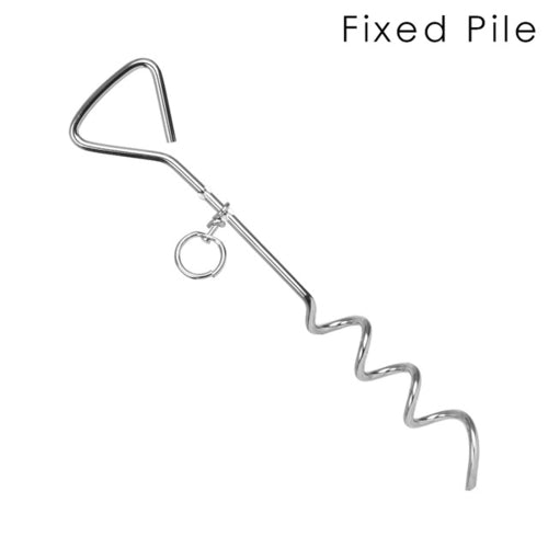 1PC Durable Dog Leash Steel Wire Double End Leash