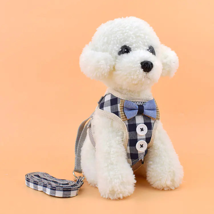 Dog Chest Strap and Cat Leash Combo