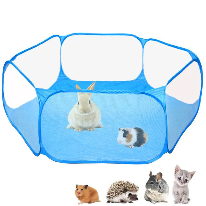 Portable Folding Playpen for Small Pets Indoor/Outdoor